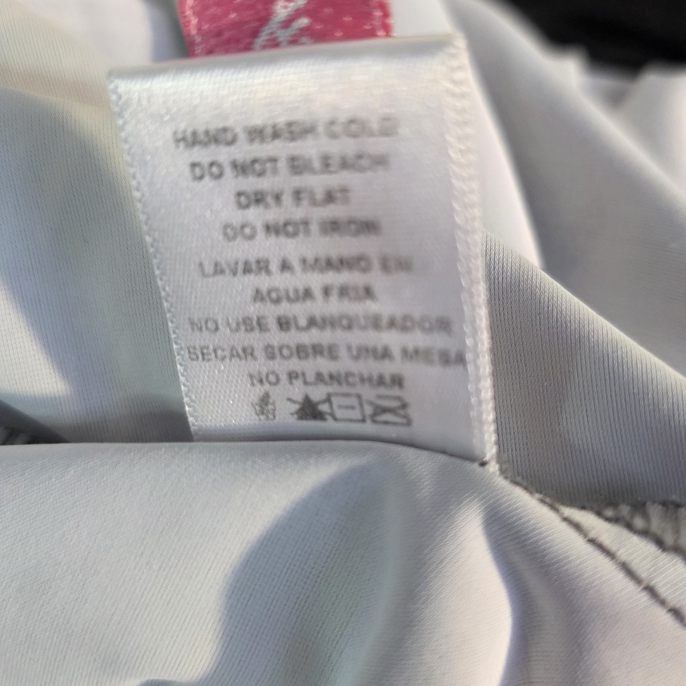 Dippin' Daisy's Multicolor Tankini Top Size 8 Removeable Halter Tie Strap USA - Picture 8 of 17